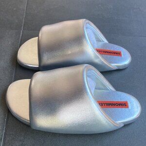 Simon Miller Puffy slide Silver size 8 NIB